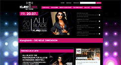 Desktop Screenshot of klangfabrik.tv